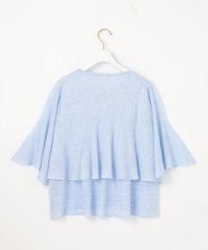 ANY SIS 【洗える】フリルシアー ニット