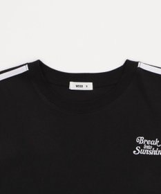 WEGO 2ラインリボングラフィックショートT