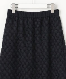 自由区 L 【セットアップ対応】ワッシャーカットジャカード スカート