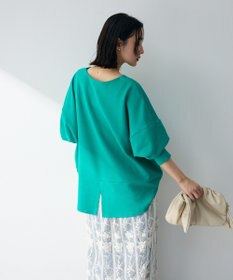 Green Parks 袖スリットカットプルオーバー