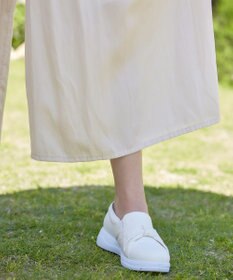 Tiaclasse 【洗える】ヴィンテージサテン消しプリーツパンツ