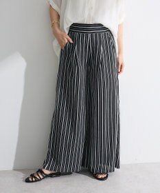 Green Parks ・ＥＬＥＮＣＡＲＥ　ＤＵＥ　ストライプワイドパンツ