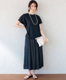 組曲 S ギャザーライトデシン パンツ