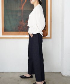 TOQUE 〈大草直子さんアドバイザー〉ウォッシャブルシルク×コットン ニットロングスリーブ