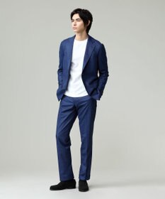 J.PRESS MEN プールに浮いているような快適な着心地【ストレッチ / 洗える / 吸水速乾/ 接触冷感】【J.PRESS-POOL WOOL】ジャージーセットアップ ジャケット