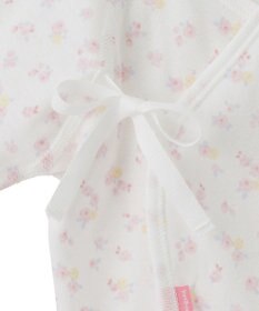 MIKI HOUSE HOT BISCUITS 【50-60cm】 フライス 短肌着 プリント柄