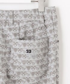 23区GOLF 【WOMEN】エンブレム柄ジャガードスキニーパンツ