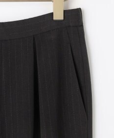 組曲 L 【加藤ローサさん着用】ラメストライプ ワイドパンツ