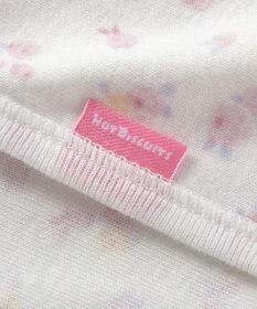 MIKI HOUSE HOT BISCUITS 【50-60cm】 フライス 短肌着 プリント柄