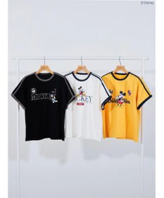 AMERICAN HOLIC ラインＴシャツ　Ｂｌａｃｋ／Ｄｉｓｎｅｙ
