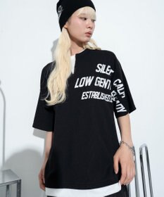 WEGO 【ユニセックス着用ITEM/MLサイズ展開】キーネックフェイクレイヤードグラフィックT（SS）