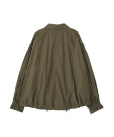 YECCA VECCA ボリュームギャザーデザインZIPブルゾン