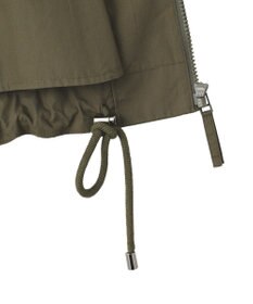 YECCA VECCA ボリュームギャザーデザインZIPブルゾン