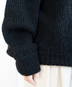 美品 ヴァンス VINCE アルパカ モヘヤ混 畦編み ニットプルオーバー M アルパカモヘヤ畦編みプルオーバー / muuc | ファッション通販 【公式