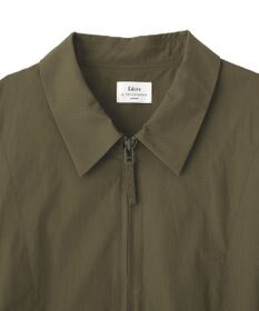 YECCA VECCA ボリュームギャザーデザインZIPブルゾン