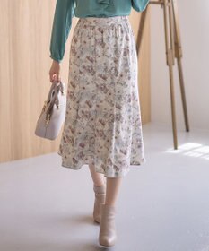 ANY SIS 【洗える】フルブルームフラワープリント スカート