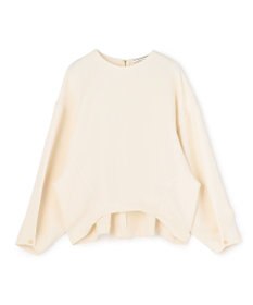 BEIGE， BROOM / スウェット風ライトフォルムプルオーバー