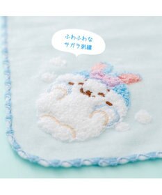 Mother garden しろたん ミニタオル 《洗顔柄》もこもこアワー