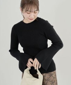 Green Parks ・ｓｗｉｎｇ　ｂｙ　ベルスリーブクルーリブニット