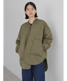 AMERICAN HOLIC キルポカリブ付きキルティングブルゾン