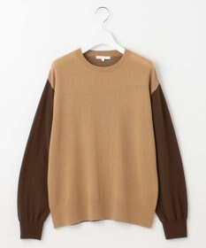 自由区 L 【カタログ掲載】ファインウールカシミヤクルーネック ニット