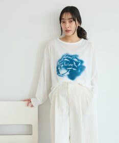 CRAFT STANDARD BOUTIQUE フラワープリントシアーロンTee