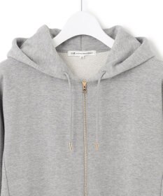 23区 【洗える】オーガニックコットンテリー ジップアップ フーディー