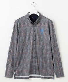 23区GOLF 【MEN】【吸水速乾/UVカット】タータンチェック柄長袖シャツ