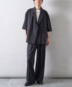 CRAFT STANDARD BOUTIQUE 半袖ダブルテーラードセットアップ