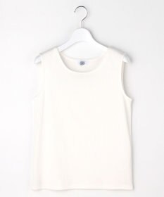 J.PRESS LADIES S 針抜きフライス ノースリーブ カットソー