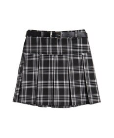 WEGO ベルト付プリーツミニスカパン