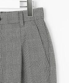 23区GOLF 【23Fondation/WOMEN】グレンチェック柄 テーパードパンツ