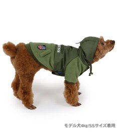 PET PARADISE J.PRESS ボア ウィンドパーカー 小型犬
