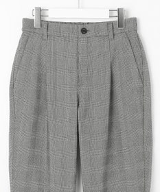 23区GOLF 【23Fondation/WOMEN】グレンチェック柄 テーパードパンツ