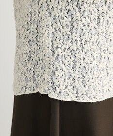 Green Parks カットレースシャツプルオーバー