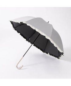 UNBILLION カシュネ cachenez / 【晴雨兼用】【日傘】 【UV カット率99.999.9％以上】PUバイカラーフリルバルーンショートパラソル