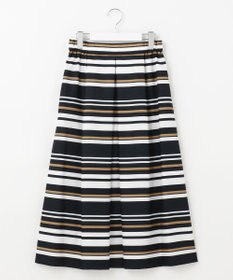 自由区 【接触冷感・速乾・UVカット・撥水・防シワ】リネンライクツイル タックスカート