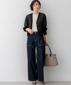 23区 L 【先行予約/見上愛さん着用】23区 Summer DENIM ベイカーパンツ