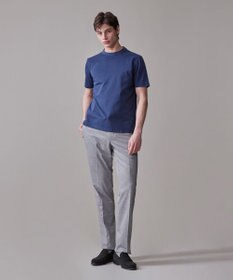 J.PRESS MEN シルクのような光沢感の上品Tシャツ【UVカット / 接触冷感 / 吸水速乾】【J.PRESS PREMIUM JERSEY】ポンチクルーネック Tシャツ