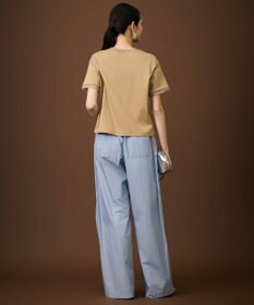 自由区 【セットアップ対応】ハイカウントブロードワイド ベイカーパンツ