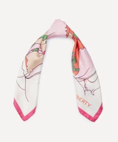 LIBERTY. ユースタシア 45x45 シルク スカーフ