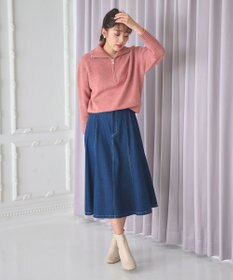 Feroux ハーフジップニット プルオーバー