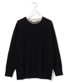 ICB 【新色追加】ソフトカシミヤミックス クルーネックニット