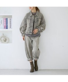 MODE ET JACOMO <carino>スクエアトゥブロックヒールブーツ