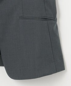 J.PRESS LADIES L 【セットアップ対応・洗える】DRYウーステッド ノーカラー ジャケット