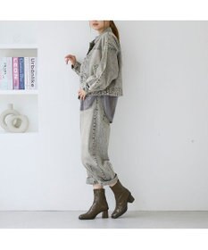 MODE ET JACOMO <carino>スクエアトゥブロックヒールブーツ