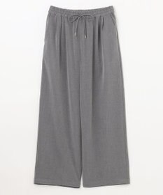 ANY 【洗濯機可能/ストレッチ/ウエストゴム】ウールライク2タックストレートパンツ