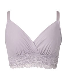 BRADELIS New York 【BRADELIS NewYork peace】綿混ハイブリッド・デイリーハートカップブラ24 バストを脇からしっかり包みホールドするノンワイヤー補正ブラ