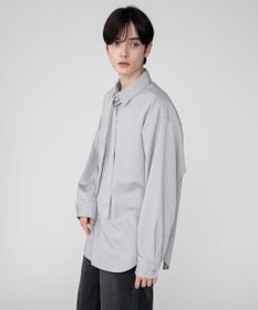 WEGO 【ユニセックス着用ITEM/MLサイズ展開】TRボウタイシャツ（LS）