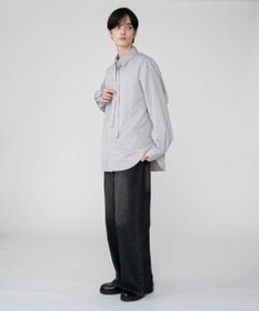 WEGO 【ユニセックス着用ITEM/MLサイズ展開】TRボウタイシャツ（LS）